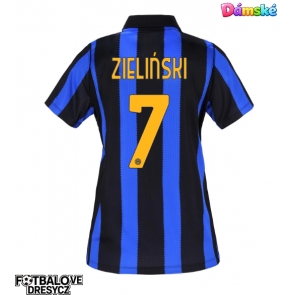 Inter Milan Piotr Zielinski #7 Dámské Domácí Dres 2026-27 Krátký Rukáv